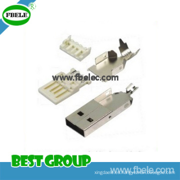 USB/a Plug/Solder/for Cable Ass′y Fbusba1-101